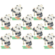 50Stk Handgemachte Panda Anhänger Schmuck Zubehör Für Schmuck