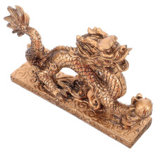 4Stk Resin Drachenfiguren Roségold Für Wohn- Und Bürozimmer