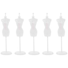 10Stk Langlebige Puppenkleiderständer Aus Kunststoff Für Kleine Puppen