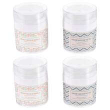 8Stk Multifunktionale Kosmetik Press Creme Container Aus Robustem ABS