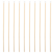 40Stk Laternenstange Holz Beige Handlich Für Laternen Halter DIY