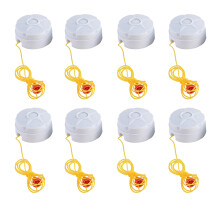 20Stk Weißer Lampenzug Hartgummi Für Deckenventilator Und