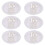 12Sets Kids Mini House Tableware ABS White Miniature Fork Spoon Set 2