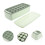 2Sets Mini Eiswürfelschalen Mit Deckel Und Behälter Olivgrün 9