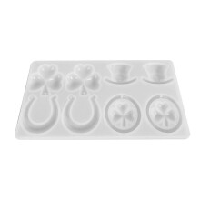 2Stk Premium Silikonform Für DIY Anhänger Schmuck