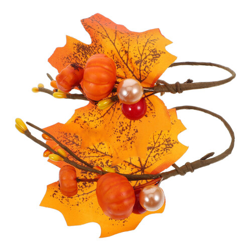 10Stk Herbst Maple Leaf Orange Aus Und Papier