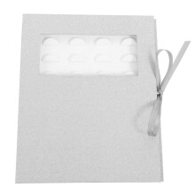 7Stk Wimpernaufbewahrung Box Aus Papier in Silber