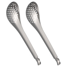 6Stk Löffel Schlitz Kochlöffel Silber Für Zuhause