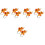 10Stk Herbst Maple Leaf Orange Aus Und Papier 5