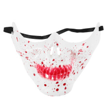 3Stk Komfortable Plastik Skull Maske Halbgesicht Für Kostümparty