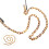 12Stk Gesichtsmaske Halter Leopard Muster Kette 9