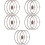 5Sets Mikrowellen Drehtellerhalter Kunststoff 6