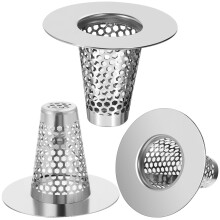 12Stk Metall Waschbecken Haarfänger Robust