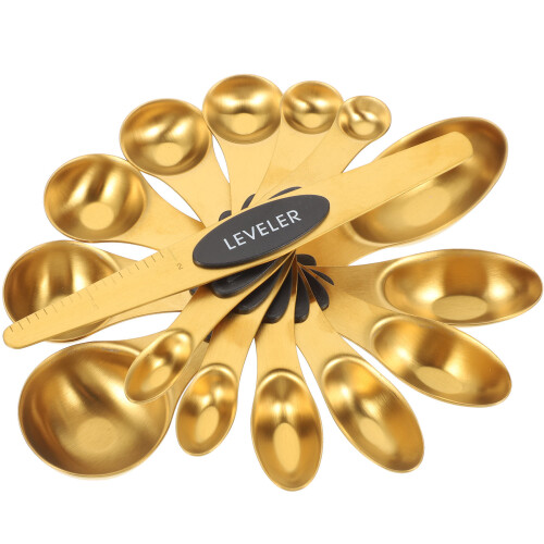 3Sets Multifunktionale Messlöffel Gold Für & Milch 1