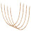 12Stk Gesichtsmaske Halter Leopard Muster Kette 8