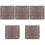 5Stk Plastik Deckfliesen , Garten & Klickboden, Robust 5