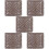 5Stk Plastik Deckfliesen , Garten & Klickboden, Robust 10