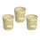 15Ud Decorativas De Botella En Bambú Beige Con Hexagonal 1