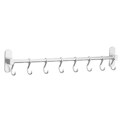 2Ud Soporte Sin Taladro Gancho Móvil Pared