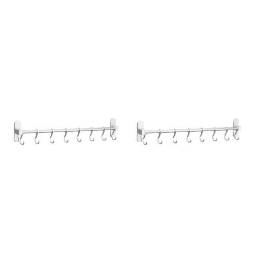 2Ud Soporte Sin Taladro Gancho Móvil Pared 1