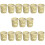 15Ud Decorativas De Botella En Bambú Beige Con Hexagonal 9