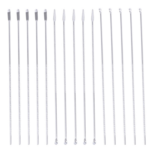 45Ud Herramientas Caseras Plata Cucharas Para Limpieza De Oreja