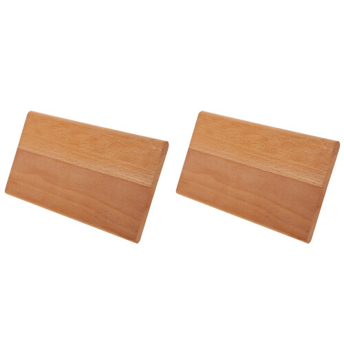 2Ud Herramienta Profesional De Madera Para Doblar De Cuero DIY 2