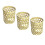 15Ud Decorativas De Botella En Bambú Beige Con Hexagonal 2