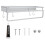 3Jgo Repisas De Pared Blancas De Aluminio Para Organizar 1
