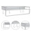 3Jgo Repisas De Pared Blancas De Aluminio Para Organizar 8