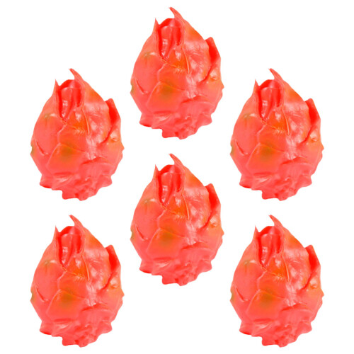 18Ud Mini Pitaya Artificial En PVC Para Decoración 1