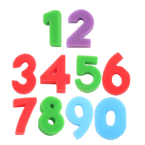 30Ud Esponjas Numéricas Para Pintar Y Decorar Con Colores 1