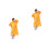 2Ud Chubasquero Reusable Amarillo Con Cordón Y Capucha 5