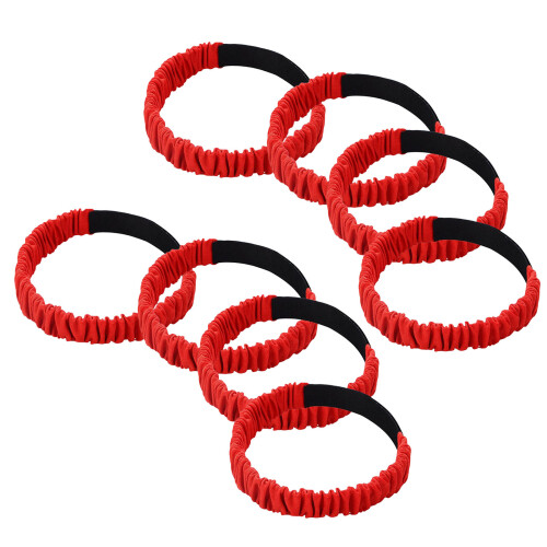 24Ud Elásticas Rojas Para De Tres