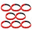 24Ud Elásticas Rojas Para De Tres 3