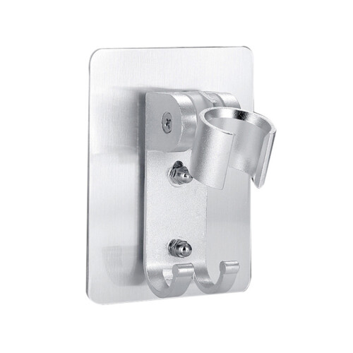 3Ud Base Soporte Plata Para Cabezal Ducha Aluminio Espacial Multiuso