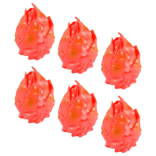 18Ud Mini Pitaya Artificial En PVC Para Decoración 2