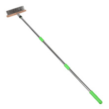 2Ud Cepillo Duro De Metálicas Para Patios Y Piscinas En Acero