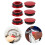 12Ud Cubierta Eje Biela Aluminio Accesorio Para 10