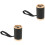 2Ud Mango Negro Plástico Estable Para Manija De Uv 5