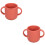 2Ud Vaso Silicona Bebé Doble Asa Copa Aprendizaje Infantil 7