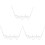 3Ud Collar Acero Inoxidable Con Letras Para Mujer 2