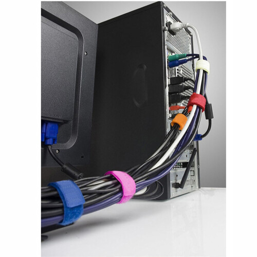 40Ud Enrolladores De Cable Nylon Multicolor Para Cables 1