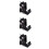 3Ud Plegables Negro Aleación De Aluminio Durables 8