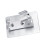 3Ud Base Soporte Plata Para Cabezal Ducha Aluminio Espacial Multiuso 9