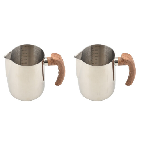 2Ud Contenedores De Cera Plata Con Mango Ergonómico Para Velas DIY 1