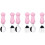3 Bebé Acero Inoxidable Color Rosado 4