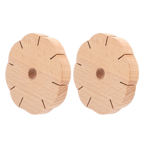 10Ud Kit Madera Para Tejer Pulseras Compacto Y Seguro