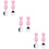 3 Bebé Acero Inoxidable Color Rosado 9