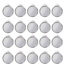 60Ud Bases De Clip Metálicas Para Pendientes DIY En Metal Plateado